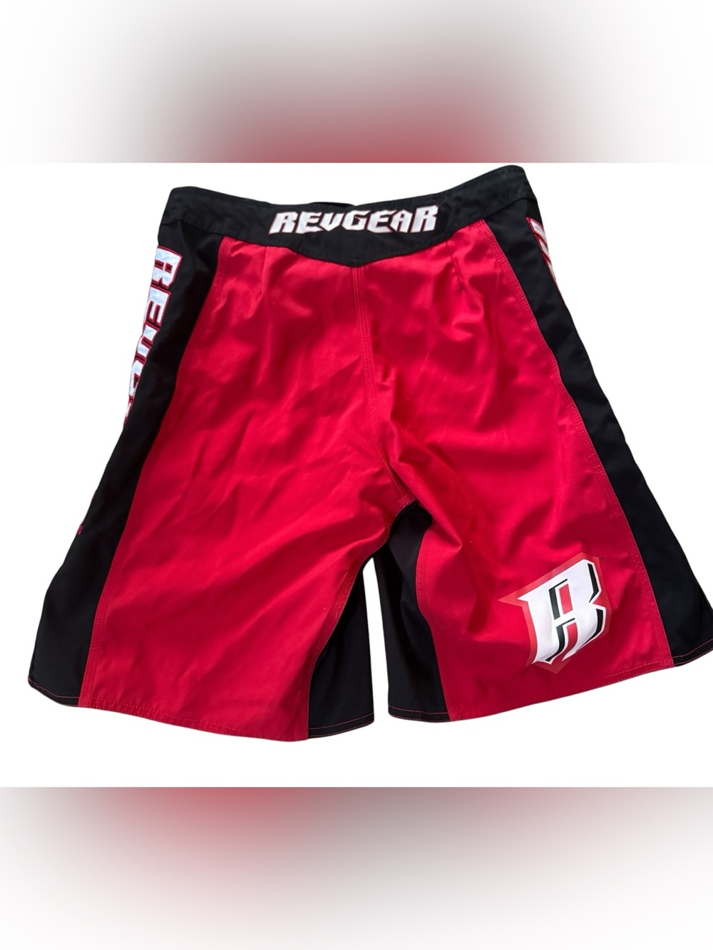 Revgear Spartan Pro III MMA Grappling Fight Shorts Red Black XS